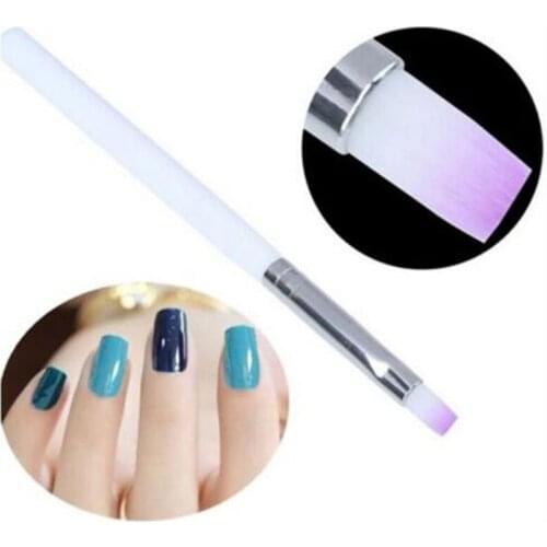 Hot Sale 1PC DIY Purple Gel Polish Painting Nail Art Sculpture Pen Nail Brush Professional Pinceis Salon Nail Tool Manicure