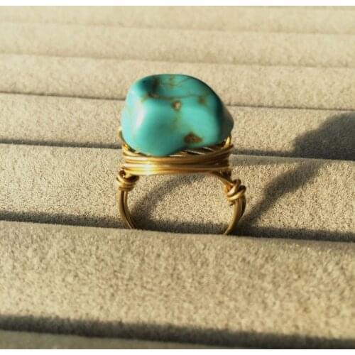 1pc Vintage Accessories Unique Irregular Stone Ring Men And Women LOVE Couple Rings Size 6.25 Bijoux Best Gift