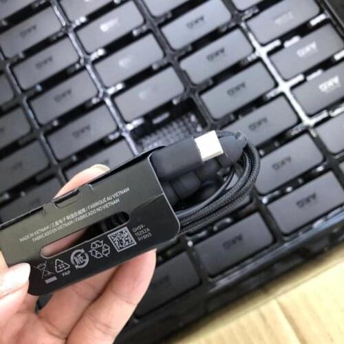 100pcs/lot EO IG955 Earphones Type-c In-Ear Mic Wired Headset for Galaxy S20 note10 S10 USB-C Earphone