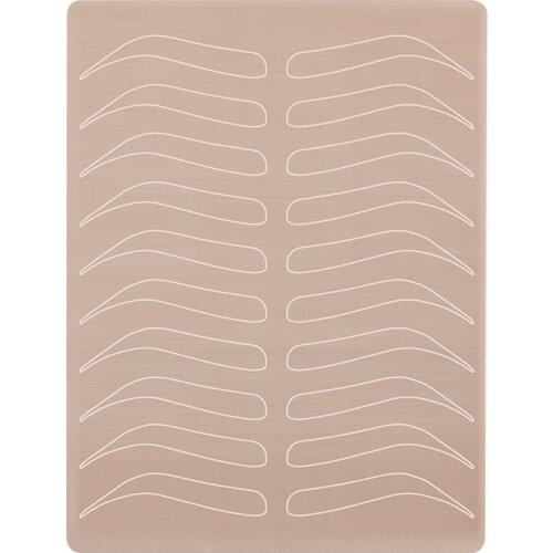 2pcs Microblading Tattoo Eyebrow Practice Skin Eyebrow Cosmetic No ink required Permanent Makeup Training Skin Tattoo Supply