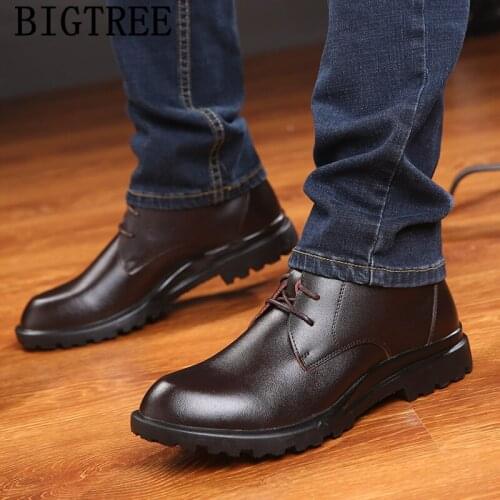 2020 Brand Men Boots Genuine Leather Boots Men Italian Shoes Ankle Boots Men Casual Shoes Bota Masculina Botines Hombre Ayakkabi