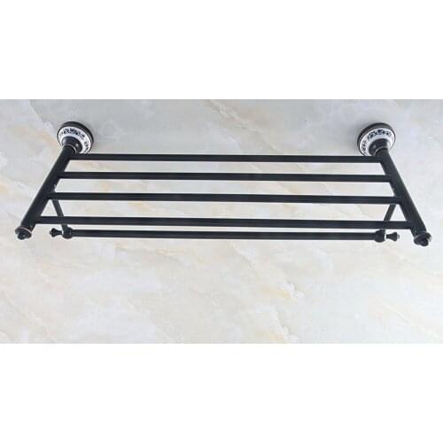 Bathroom Accessories Luxury Oil Rubbed Bronze Wall Mounted Bathroom towel rack and towel bar aba751