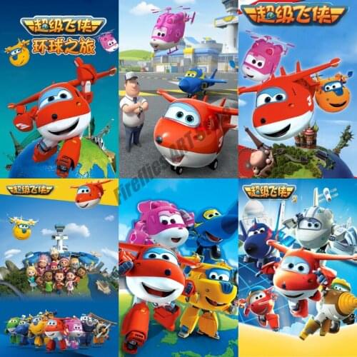 5D DIY Diamond Painting Disney Super Flying Man Cartoon Anime Cross Stitch Kits Mosaic Embroidery Full Square Drill Home Decor