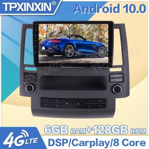 Android 10 6+128G For Infiniti FX FX35 FX45 2003 2004-2009 Car GPS Navigation Radio Stereo Multimedia Player HeatUnit