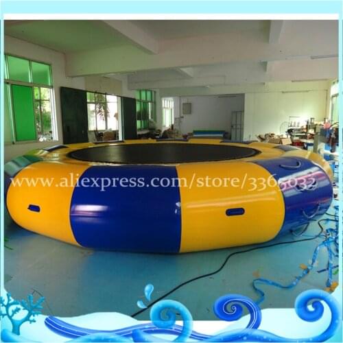 Trampoline Water Bouncer Soft Jumping/ Inflatable Bungee Jumping Trampoline/ inflatable water trampoline