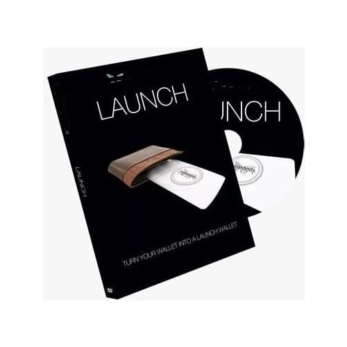 Free shipping! Launch (DVD+Gimmick) - Magic Trick,card magic props,Close up magic,stage,fun,mentalism,illusions