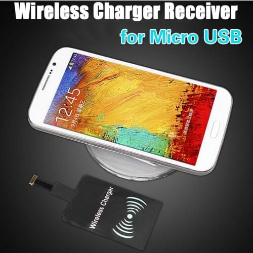 5W Micro USB Wireless Charger Plug Receiver Android Phones Receiver QI Fast Wireless Charging Receiving Module for Samsung Meizu