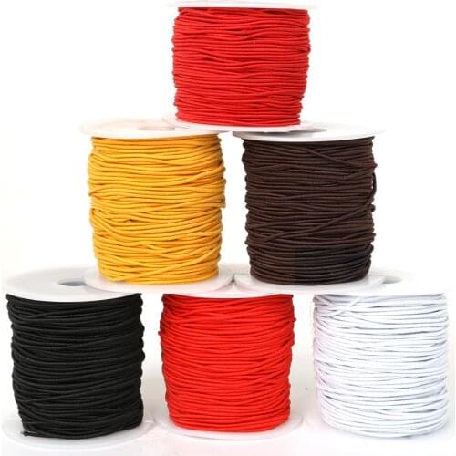 0.8/1/1.2/1.5mm Beading Elastic Thread Cord Rope Rubber Band Round Elastic Stretch Cord for DIY Bracelet Sewing Accessories