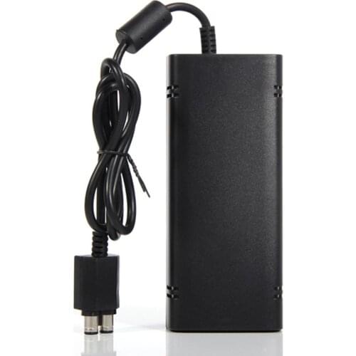 Mini Sealed AC Brick Adapter Power Supply for Xbox 360 Slim With Charger Cable 135W Universal 110-220V Wide Voltage Low Noise