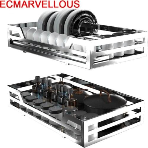 Gabinete Keuken Accesorios Organizar Para Armario Cucina Stainless Steel Organizer Rack Cozinha Kitchen Cabinet Storage Basket