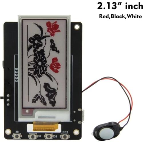 LILYGO® TTGO T5S V2.4 Wifi Bluetooth Wireless Module Base ESP32 Red Display EPaper Speaker Electric Development Board