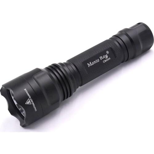 Manta Ray C8 Mini LED Flashlight Cree XP-L HI V3 High Power 1000 Lumens 8 Modes Torch Lanterna Light for Camping 18650 Battery