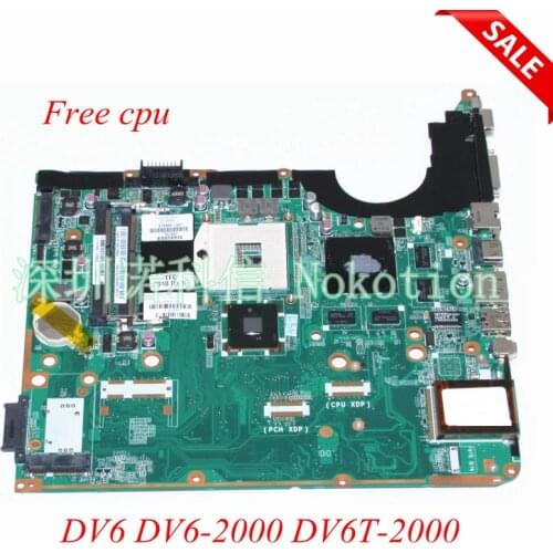 580977-001 574902-001 Main board For Hp Pavilion DV6 DV6-2000 DV6T-2000 Laptop Motherboard PM55 DDR3 DA0UP6MB6E0 GeForce GT230M