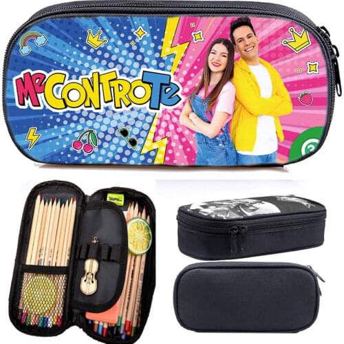 IL Me Contro Te Multifunction Pencil Bag Children Cute Cartoon Pencil Case School Kids Anime Pen Bag Stationery Bag Makeup Box
