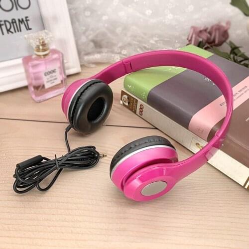 Headphones with wired microphone Headset Earphone Headphones Stereo Foldable Sport Headset Computer gaming headset new
