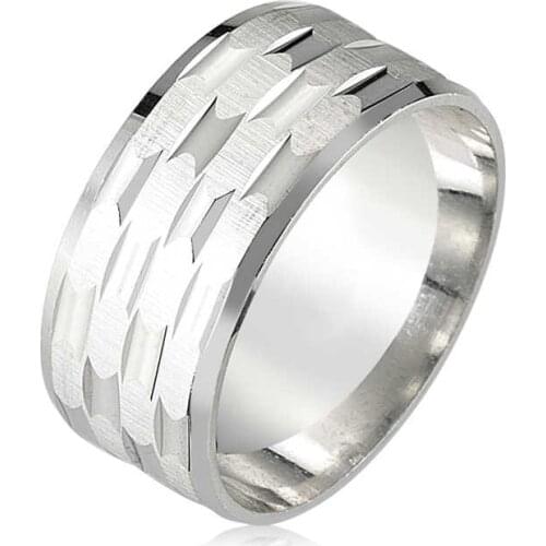 Original silver , Rodium Plated Wedding ring, Classic Wedding rings Types