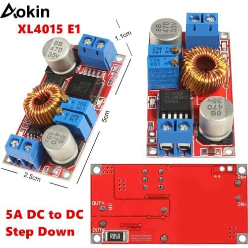 Lithium Battery Charger Module Board 5A DC to DC CC CV LED Driver Step Down Buck Converter Board Constant Current Voltage XL4015