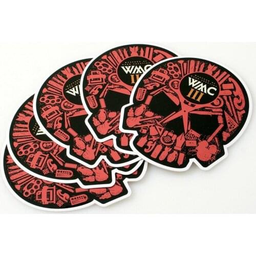 Custom Die Cut Vinyl Sticker,CMYK printed kiss die cut sticker ---PX9010