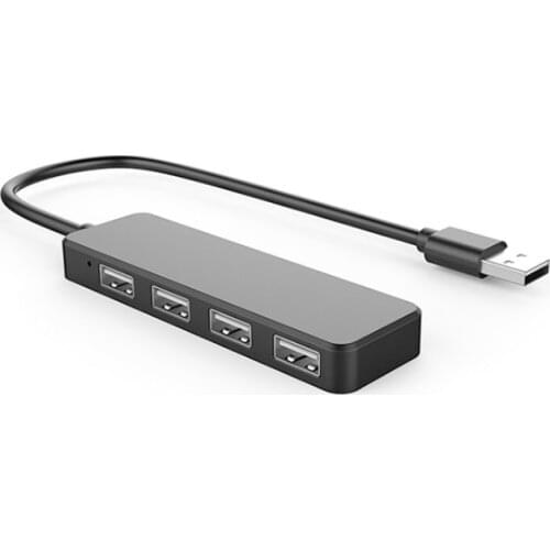 Portable USB 2.0 Universal USB Hub 4-port High Speed USB2.0 480Mbps Compact Power Switch for Laptop Pc Wholesale