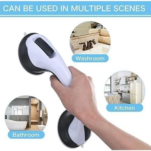 Bathroom Handrail Suction Cup Non-slip Safety Hand Rail Support Balance Bar Assist Bath Handle TN88