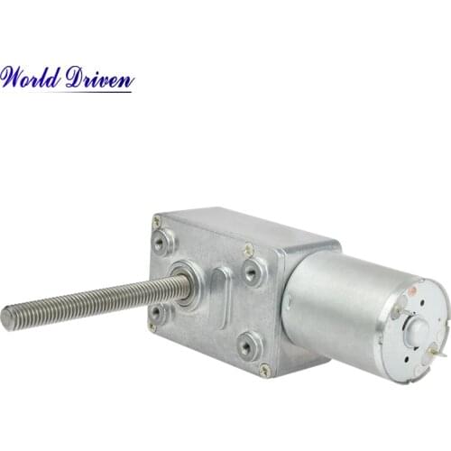 JGY-370 M6 50mm Threaded Shaft 12v Dc Gear Motor Geared High Torque Reduction