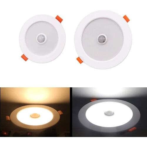 Sound Infrared control LED Downlight 220V White /Warm White 3W 5W 7W 9W 18W Recessed in LED Ceiling Downlight Light