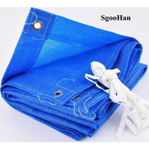 Hi-quality HDPE Anti-UV Blue Sun Shading Net Outdoor Awning Garden Succulent Plant Sun-proof Sunshade Net Swimming Pool Cover