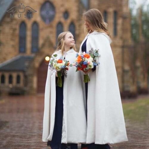 Flower Girls Long Sleeve Winter Short Coat Brand Baby Girls Wedding Fur Bolero Girls Party Warm Cloak Cape Kids Shawls