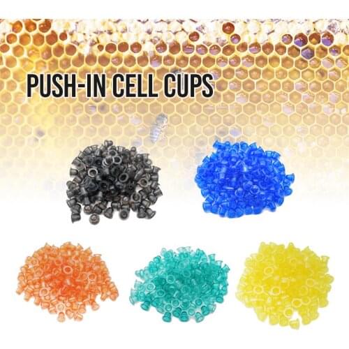 100PCS JZs BZs Push-In Cell Cups Beekeeping Equipment Bee Queen Rearing Cell Cup for Beekeepers Beekeeping Tools