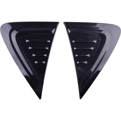 2pcs Carbon Fiber Style ABS Side Air Vent Fender Trim Cover Fit for Toyota CHR 2016 2017 2018 2019 Car Accessories