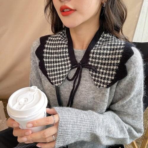 2021 Women Elastic Knitted Scarf Neck Female Windproof Scarves Warm Four Seasons