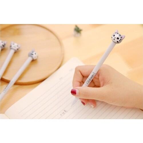 36 pcs cute cat neutral signature pen 0.5 mm student stationery kawaii stationary korean school supplies