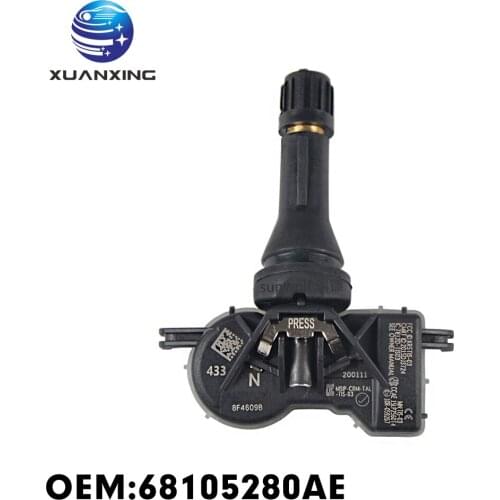 68105280AE Tire Pressure Sensor Monitoring System TPMS 433Mhz For DODGE DART Chrysler 200 Jeep