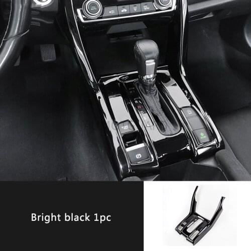 For Honda Civic 2016-2020 Center Control Gear Gear Decorative Light Frame 10 Generation Interior Decoration Patch