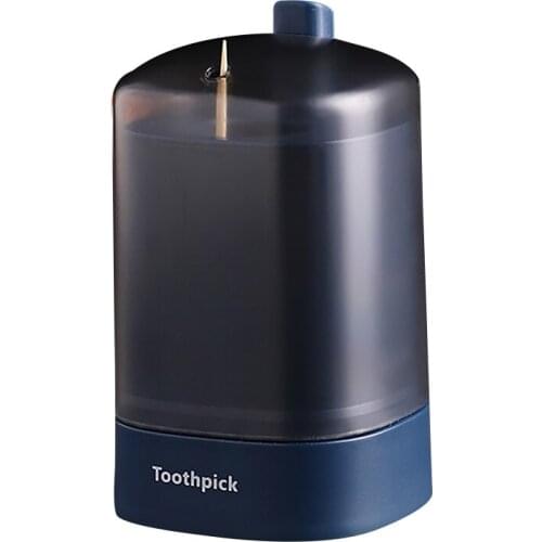 Toothpick Holder View Window Matte Automatic Convenient Smart Toothpick Box PP 5 Colors Fashion Creativity