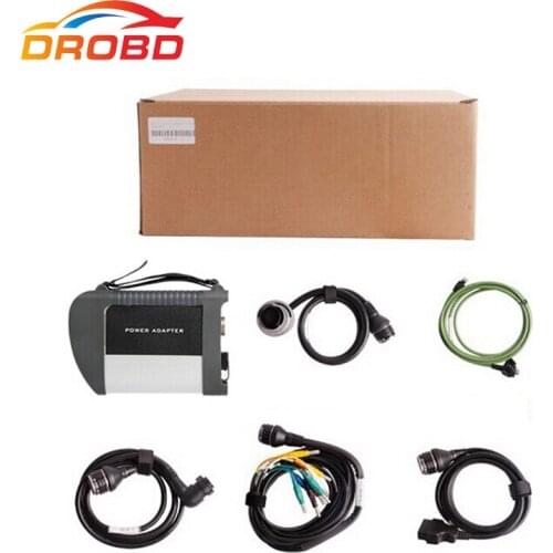 Best quality Diagnostic Tool C4 MB SD connect compact 4 SD C4 connect with WIFI Card with full cable 2016.3 software