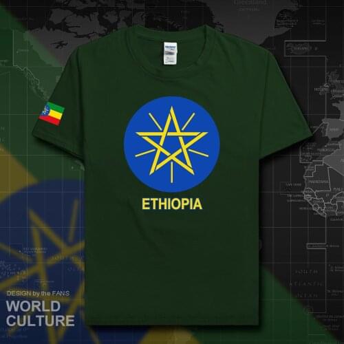Ethiopia Ethiopian mens t shirts fashion 2018 jerseys nation team 100% cotton t-shirt clothing tees country sporting ETH new 20