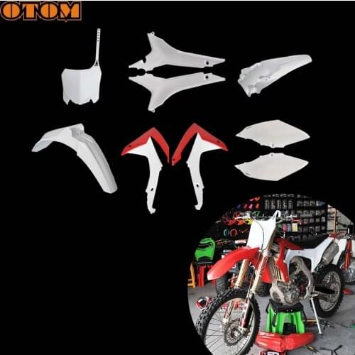 OTOM CRF Full Plastic Fairing Set Body Kits Fender Mudguards For HONDA CRF250R CRF450R Pit Dirt Bike Motorcycle Bodywork Cowling