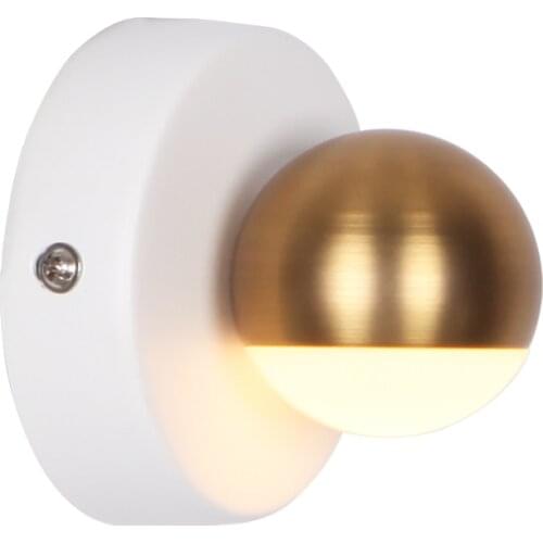 Lamplo Modern Metal Style LED Wall Lamp Nordic Indoor Light Gold Black Bedside Wall Light Corridor Basement Bar Decor Lighting