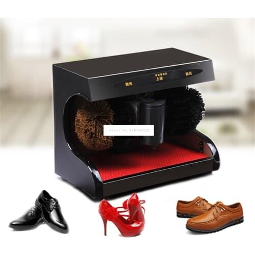 YK-D51 Electric Shoe Polisher Man Woman Leather Shoe Cleaner Kit Shoe Brush Set Full Automatic Induction Shoe Cleaning Machine