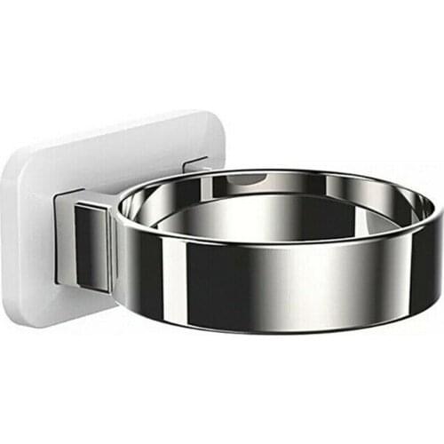 Bathroom Rack Wall Mount Hair Dryer Holder Home Multifunction Without Drilling