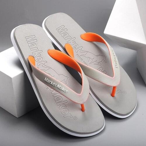 Casual Shoes Non-slip Slides Summer Men Slippers Bathroom Outdoor Sandals Summer Slippers Beach Shoes Soft Sole Flip Flops