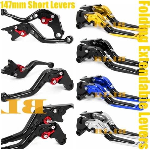 For Kawasaki Ninja ZX-6 ZX6 ZX 6 1990-2004 2003 2002 2001 Folding Extendable / 147 Short Clutch Brake Levers Motorcycle 8 Colors