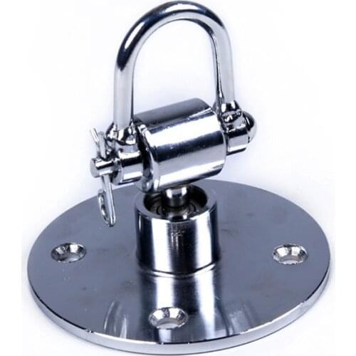 9.5cm / 3.74inch Stainless Steel Boxing Pro Speed Bag Swivel MMA Pear Punching Ball Base Hook Fitness Accessories