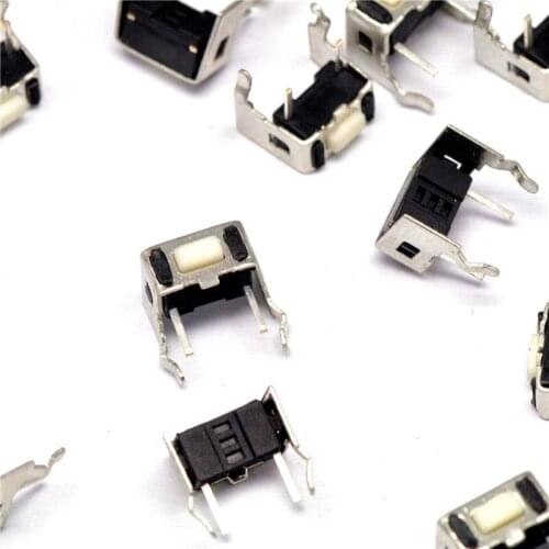 1000PCS/LOT 3*6*4.3MM Tact Switch horizontal / 2 feet with bracket 3x6x4.3