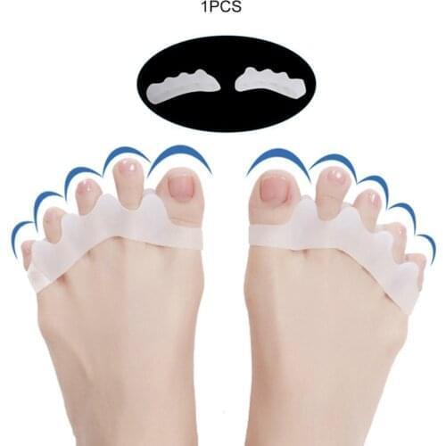 5 Holes High Elastic Toe Finger Straightener Hammer Toe Hallux Valgus Corrector Bandage Toe Separator Foot Care Bandage