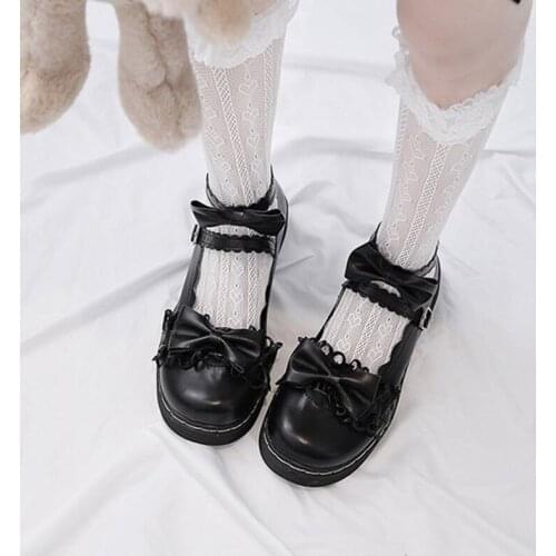 IF IFOND Japanese Styles Sweet Lolita Shoes Women Platform Low Heels Mary Jane Shoes Buckle Strap Round Toe Women Shoes Cosplay