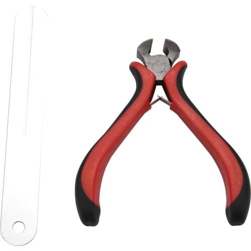1Set Guitar Fret Puller Protect Fretboard Steel Plate Kit Ground Flush Pliers String Cutter For Guitar Parts Accessories