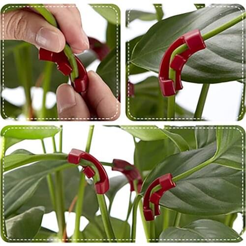 30PCS 90 Degree Plant Bender for Low Stress Training Plant Training Curved Plant Holder Greenhouse Clamps Plant Clips