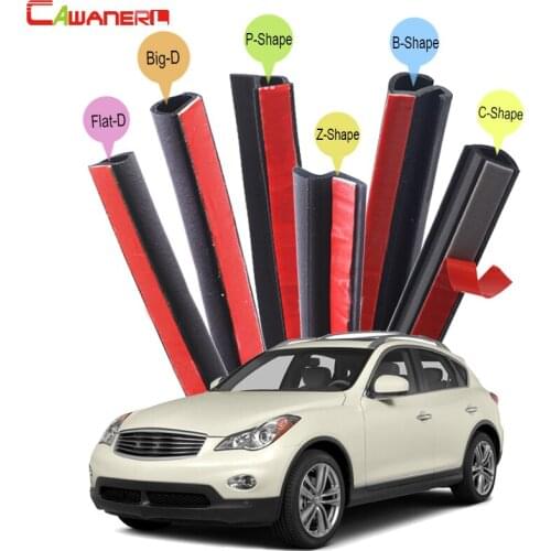 Cawanerl Car Accessories Rubber Sealing Seal Strip Kit Auto Weatherstrip Seal Edging Trim For Infiniti JX JX35 QX QX56 QX50